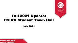 CSUCI Fall 2021 Update: Vaccination Policies and Guidelines Overview