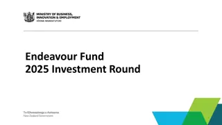 Endeavour Fund 2025 Investment Round Overview