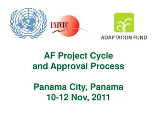 Climate Change Adaptation Project Funding Guidelines