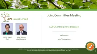 LGPS Central Limited Update on Joint Committee Meeting