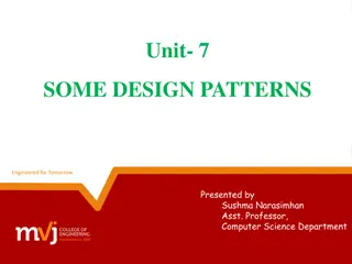 Design Patterns for Software Development