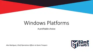 Windows Platforms: A Lucrative Opportunity for Game Publishing