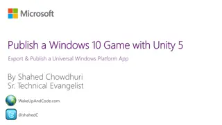 Publish a Windows 10 Game with Unity 5: Step-by-Step Guide