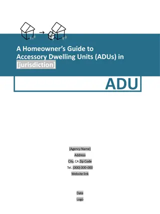 Homeowner's Guide to Accessory Dwelling Units (ADUs) in [Jurisdiction]