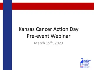 Kansas Cancer Action Day Pre-event Webinar and Activities