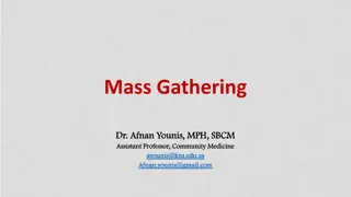 Understanding Mass Gatherings and Public Health Risks