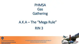 PHMSA Gas Gathering Regulations Update