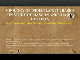 Geology of Isidis Planitia: Study of Mascon and Cones