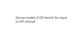 Optical Frequency Interferometer Bench Analysis