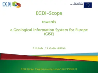 Geological Information System for Europe: EGDI-Scope Progress Meeting 2014