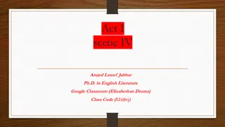 Analysis of Act I Scene IV in Hamlet: Themes and Symbolism