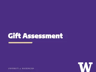 Gift Assessment Process at University of Washington