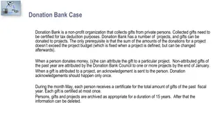 Efficient Management of Donations at Donation Bank