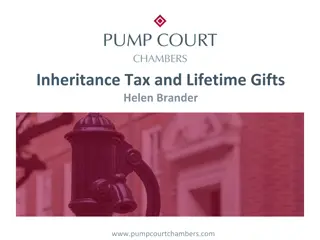 Inheritance Tax and Lifetime Gifts in the UK