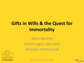 Unveiling the Significance of Gifts in Wills and Pursuit of Immortality