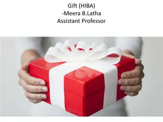 The Concept of Gift (Hiba) in Property Law