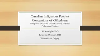 Indigenous Conceptions of Giftedness Among Canadian Peoples