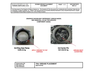 Black & Decker Grease Placement Document for DCD Series