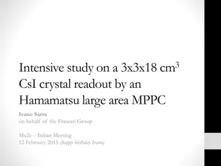 Intensive Study on CsI Crystal Readout by Hamamatsu MPPC