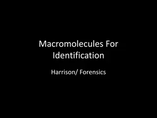 Macromolecules in Forensics and Biology