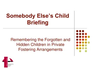 Private Fostering: A Guide for Child Protection