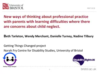 New Perspectives on Professional Practice with Parents with Learning Difficulties Concerning Child Neglect