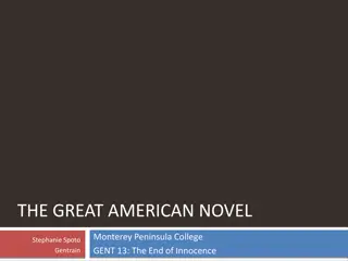 The Great American Novel: A Literary Exploration