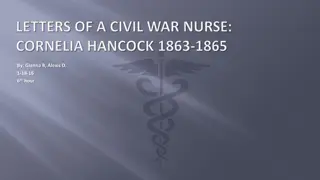 The Remarkable Life of Cornelia Hancock: A Nurse's Perspective during the Civil War