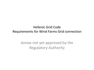 Requirements for Grid Connection of Wind Farms in Hellenic Grid Code