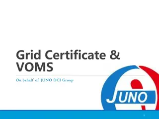 Grid Certificate and VOMS for JUNO DCI Group