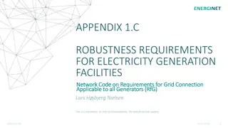 Robustness Requirements for Electricity Generation Facilities