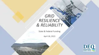 Grid Resilience and Reliability Funding Provisions under Infrastructure Investment and Jobs Act