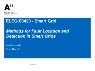 Fault Location and Detection in Smart Grids