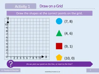 Drawing Shapes on a Grid and Creating a Square Activity