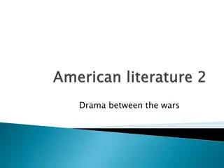 Drama Between the Wars: Evolution of American Theater