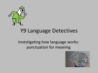 Exploring the Impact of Punctuation on Writing Meaning