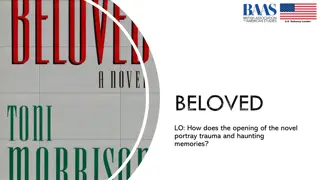 Exploring Trauma and Memory in Beloved: Preliminary Pages, Main Characters, and Context