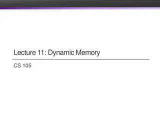 Dynamic Memory Management Overview