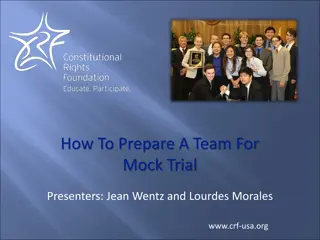 How to Prepare a Team for Mock Trial Success