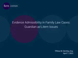 Guardian ad Litem in Family Law Cases