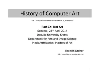 Evolution of Computer Art: From Timesharing to Electronic Networks