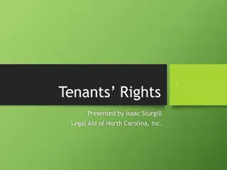 Tenants' Rights and the Eviction Process