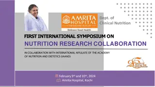 International Symposium on Nutrition Research Collaboration - February 9th-10th, 2024