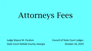 Guidelines for Attorney Fees Assessment in Georgia State Court