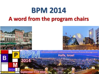 Business Process Management Conference 2014 Program Highlights