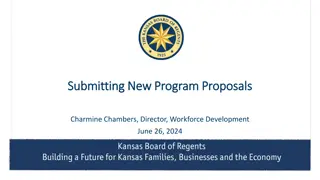 Guidelines for Submitting New Technical Program Proposals