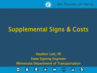 Supplemental Signs and Costs in Minnesota: A Guide