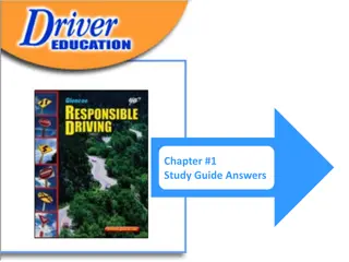 Chapter 1 Study Guide: Driving, Mobility, and Highway Safety