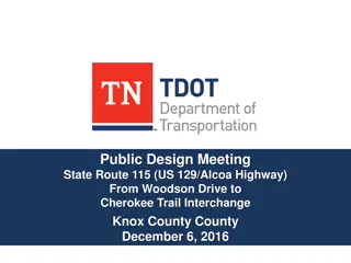 Public Design Meeting for State Route 115 Corridor Improvement Project