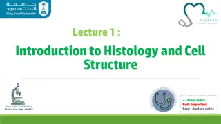 Introduction to Histology and Cell Structure